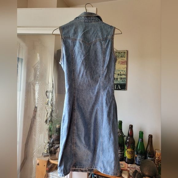 Vintage Parasuco x Santana denim button up dress size xs - Picture 4 of 7